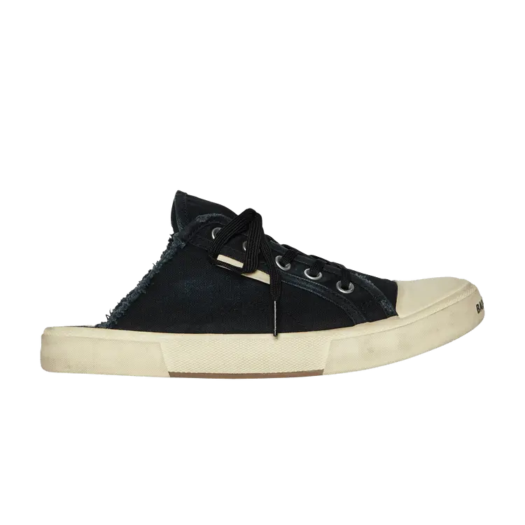Мюли Balenciaga Wmns Paris Sneaker Mule 'Destroyed - Black', черный