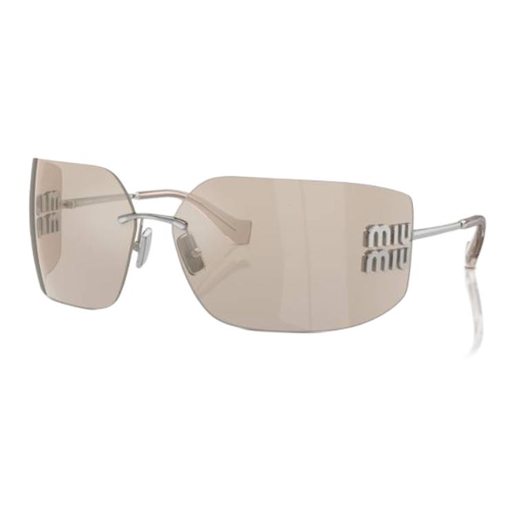 

MIU MIU Солнцезащитные очки Irregular Shape Men's Silver