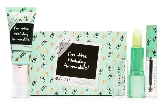 

Набор для макияжа, 3 шт. Makeup Revolution x Friends, Holiday Armadillo