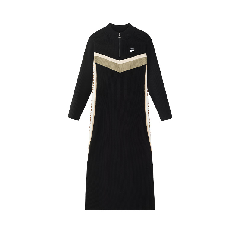 

FILA FUSION Женское платье с длинными рукавами jet black