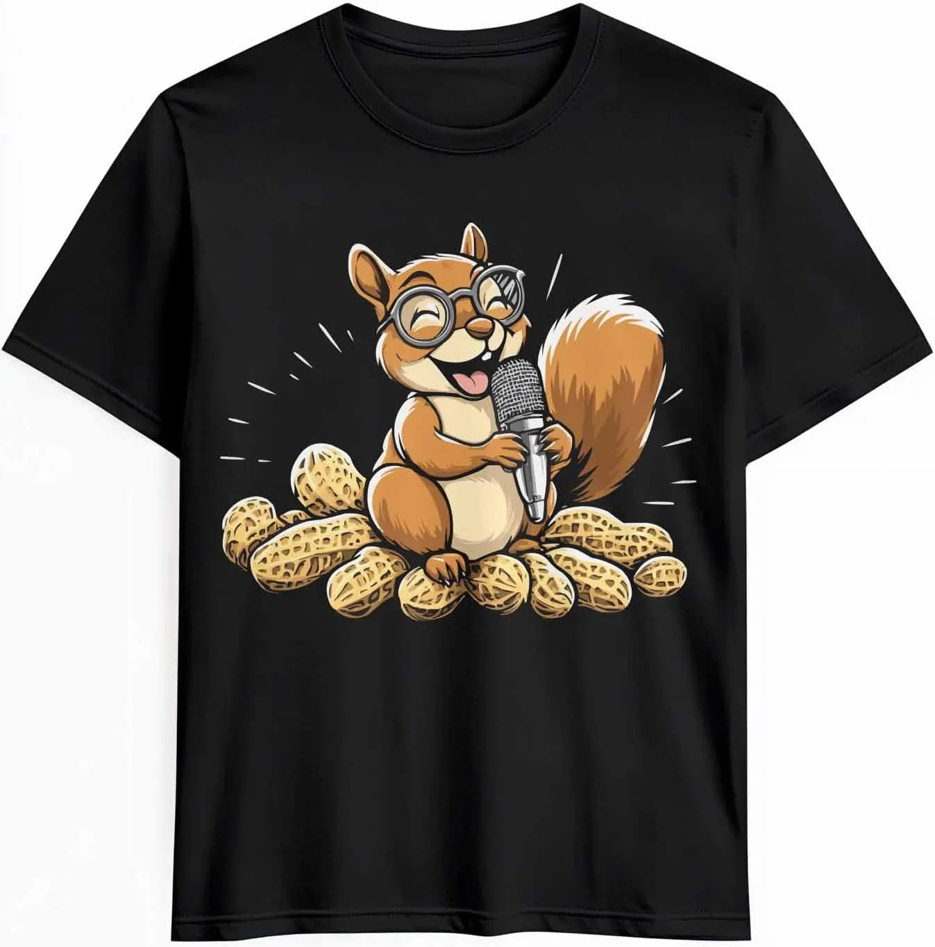 

Футболка мужская Singing Squirrel с принтом CosyBright