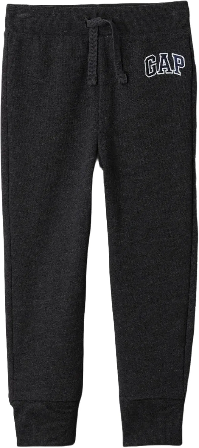Спортивные брюки-джоггеры с логотипом GAP, Charcoal Hthr Grey