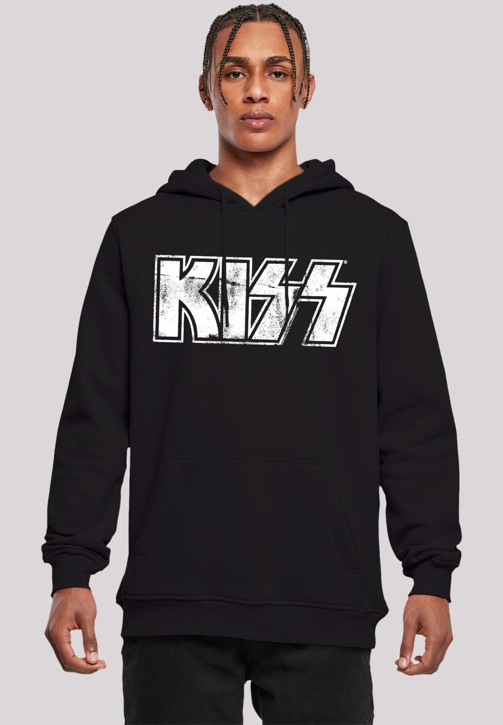 

Толстовка KISS ROCK MUSIC BAND VINTAGE LOGO F4NT4STIC, черный