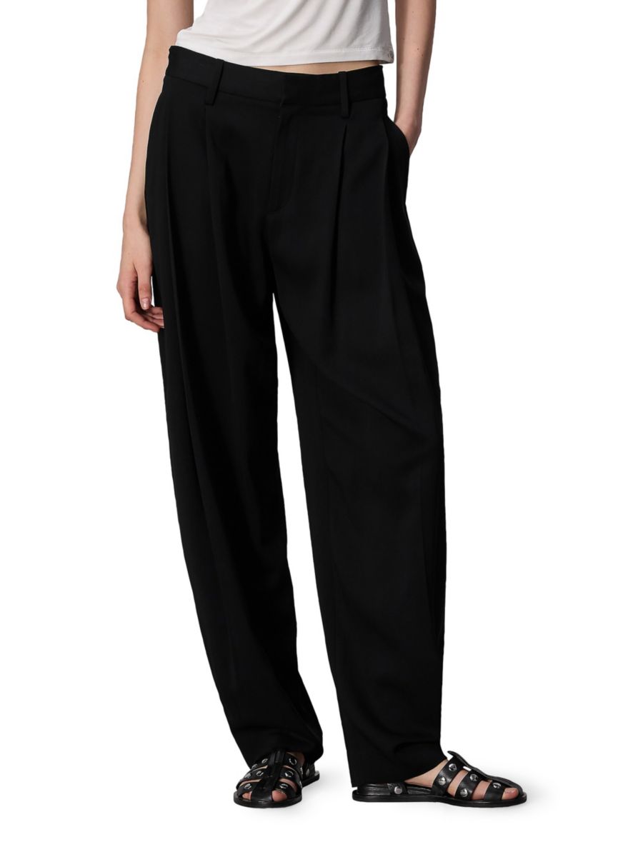 

Креповые брюки Сесили rag & bone, черный