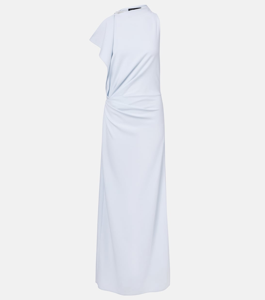 

Длинное платье макси из крепа Devyn с драпировкой Proenza Schouler, Powder Blue