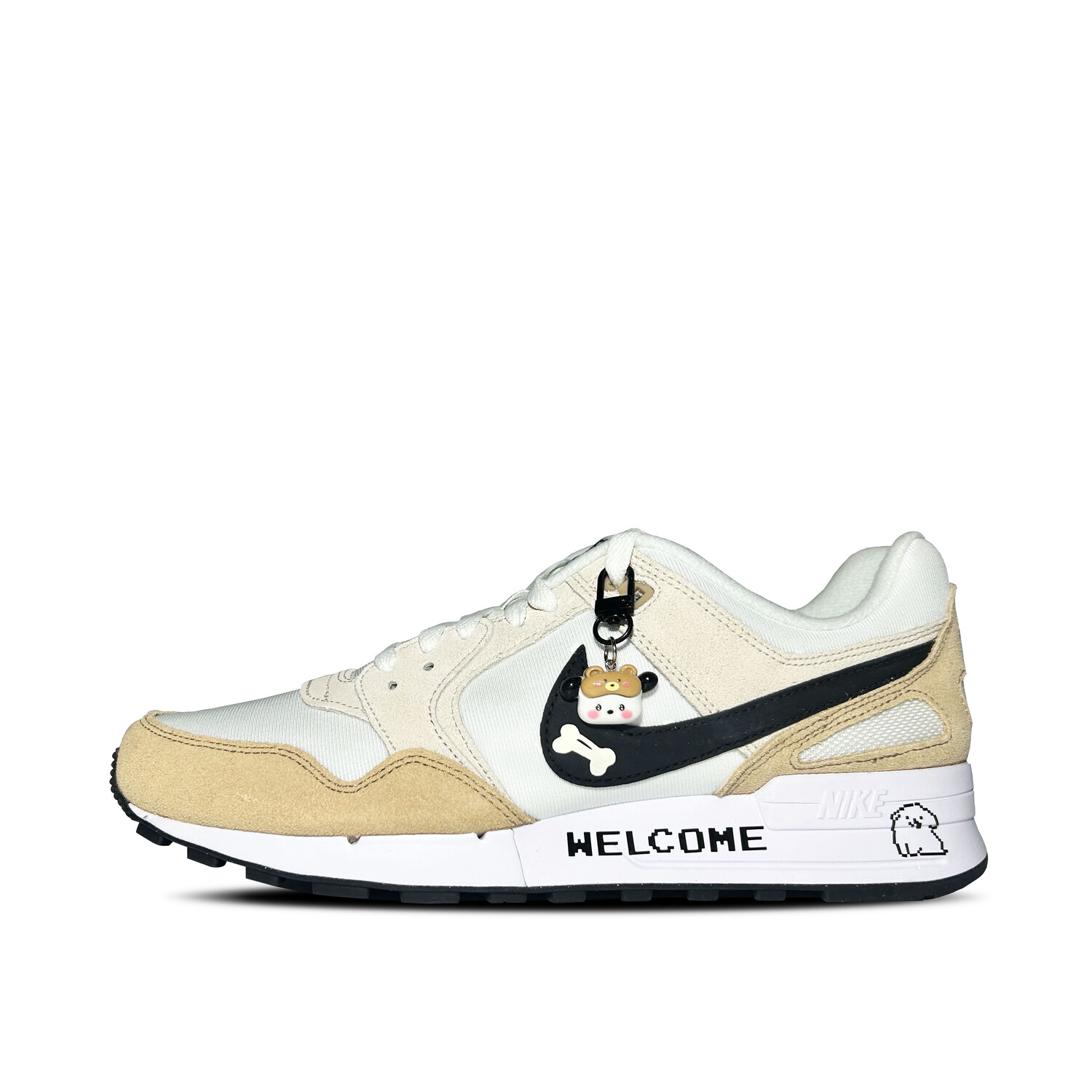 

Кроссовки Air Pegasus 89 мужские с низким верхом белые/бежевые/черные Nike