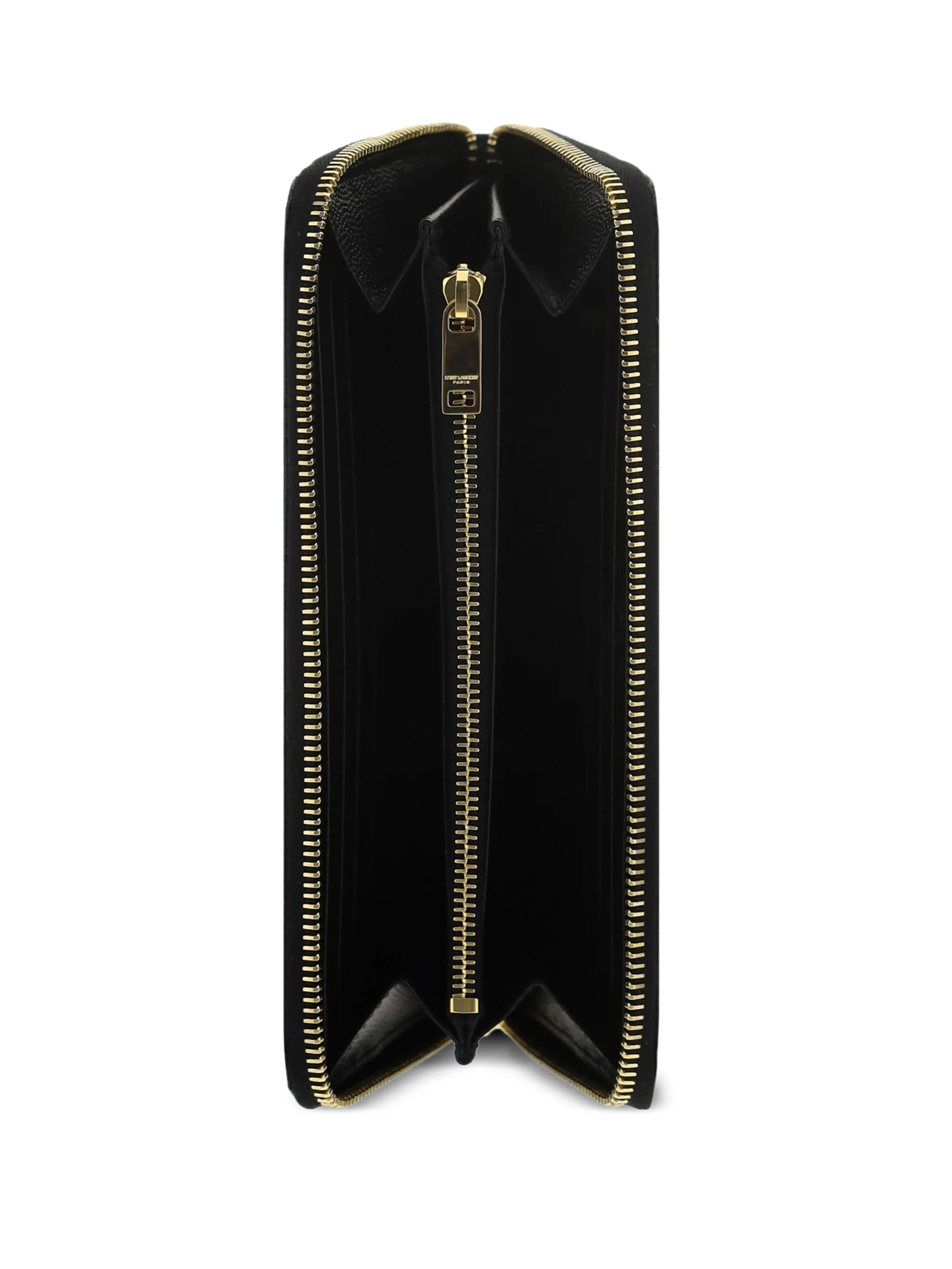 Кошелек Cassandre с круговой молнией Saint Laurent, черный — фото 3