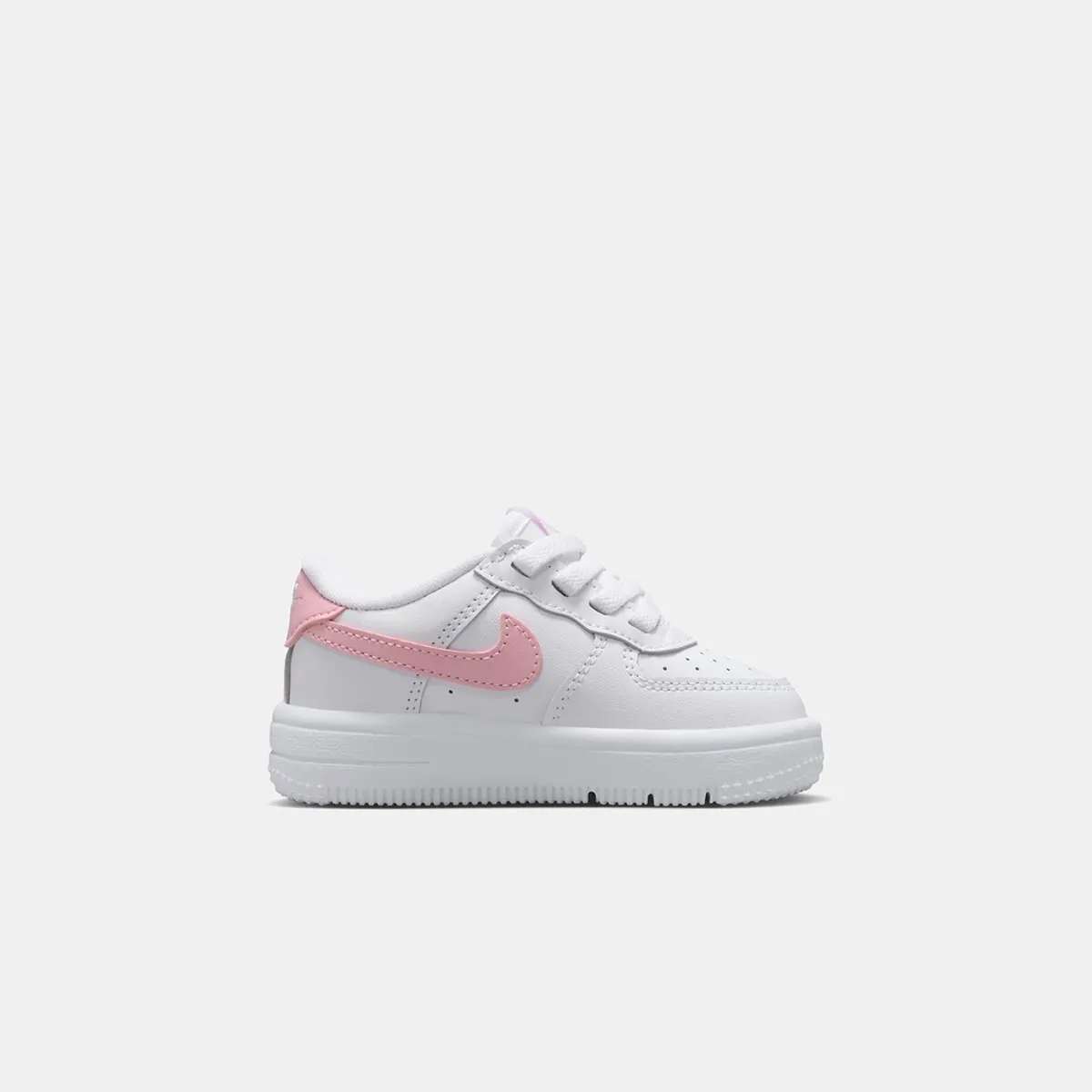 Детские спортивные повседневные кроссовки для мальчиков FORCE 1 LOW EASYON (TD) Nike, белый — фото 2