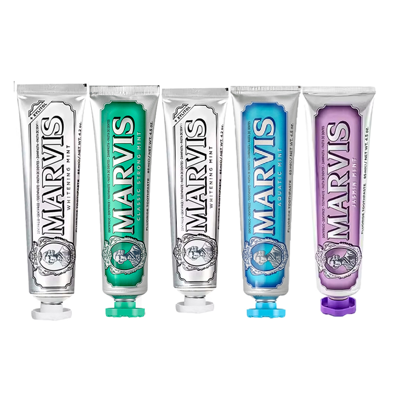 

Набор одежды jasmine ocean mint, зубная паста для очистки и освежения дыхания mint, комплект из четырёх предметов Marvis, Five-Piece Set