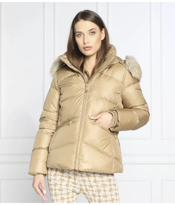 Пуховая куртка regular fit Calvin Klein, коричневый — фото 3