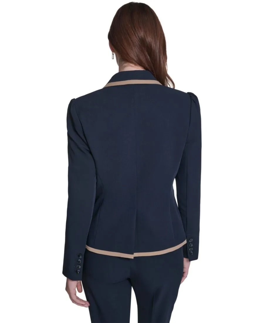 Женский однобортный блейзер с каркасом Tommy Hilfiger, Midnight/Tigers Eye — фото 2