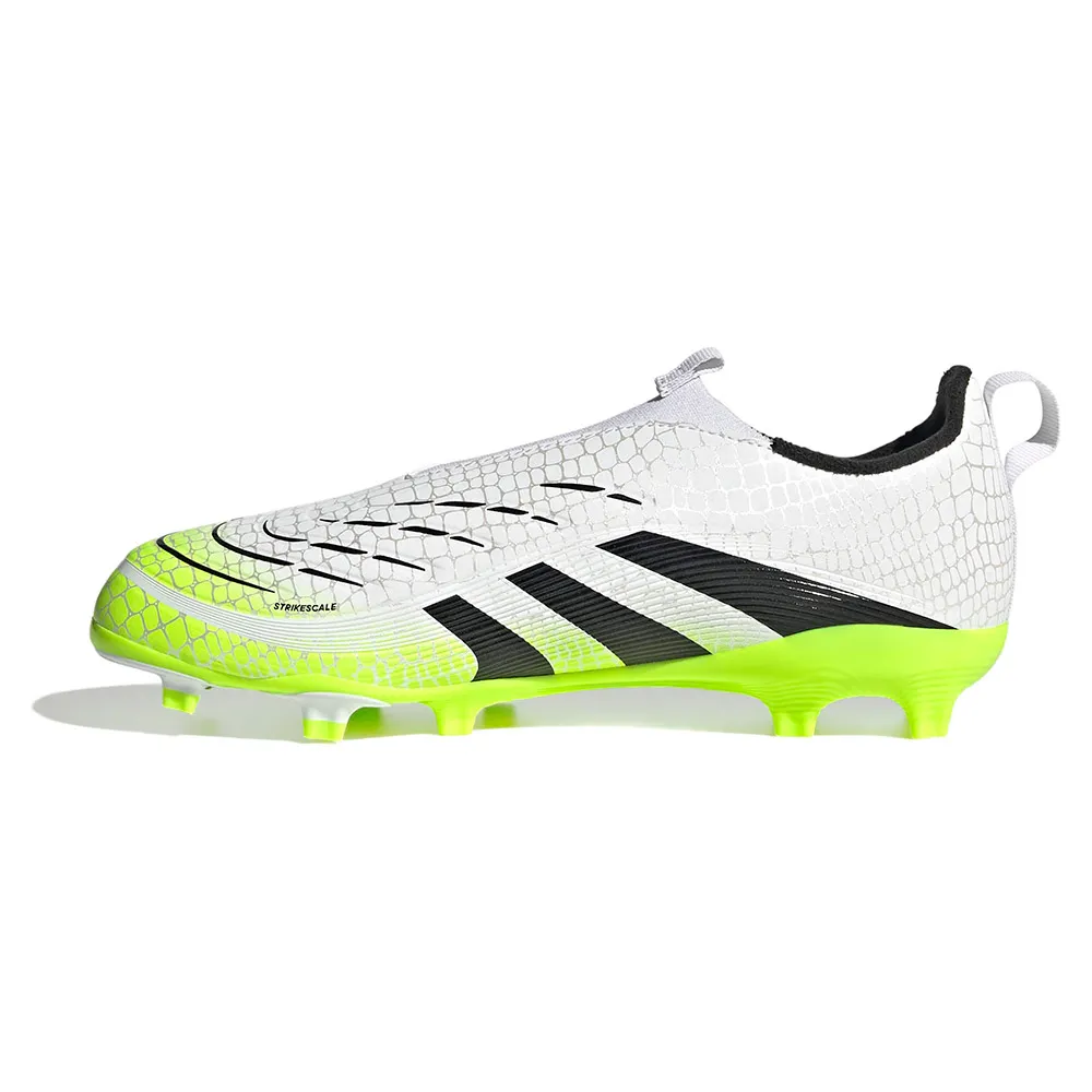 Футбольные бутсы adidas Predator League Laceless FG/MG, белый — фото 3