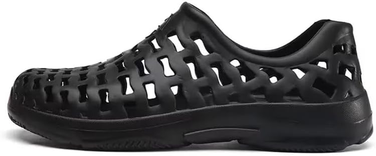 

Мужские и женские спортивные сандалии однотонные для лета, пляжной прогулки и воды Zonkacen, черный