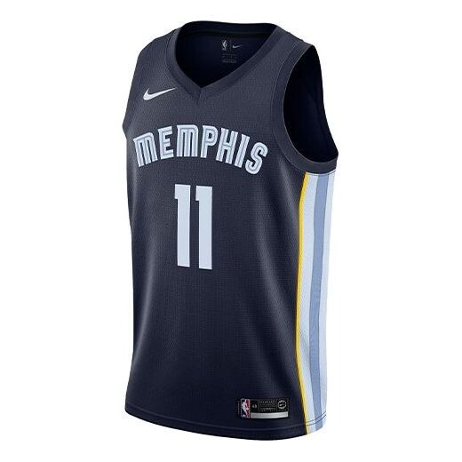 

Спортивная футболка nba team limited jersey sw fan edition gray memphis grizzlies 11 navy blue dark blue Nike, синий
