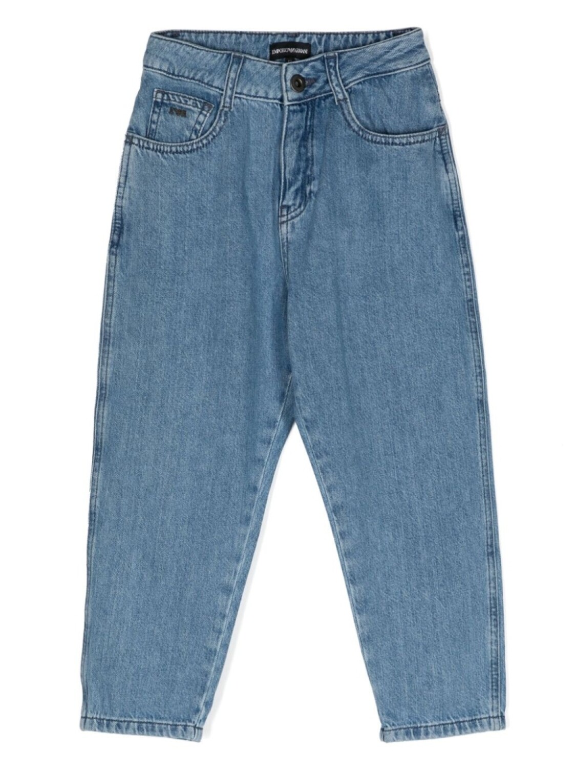 

Emporio Armani Kids джинсы с логотипом, синий