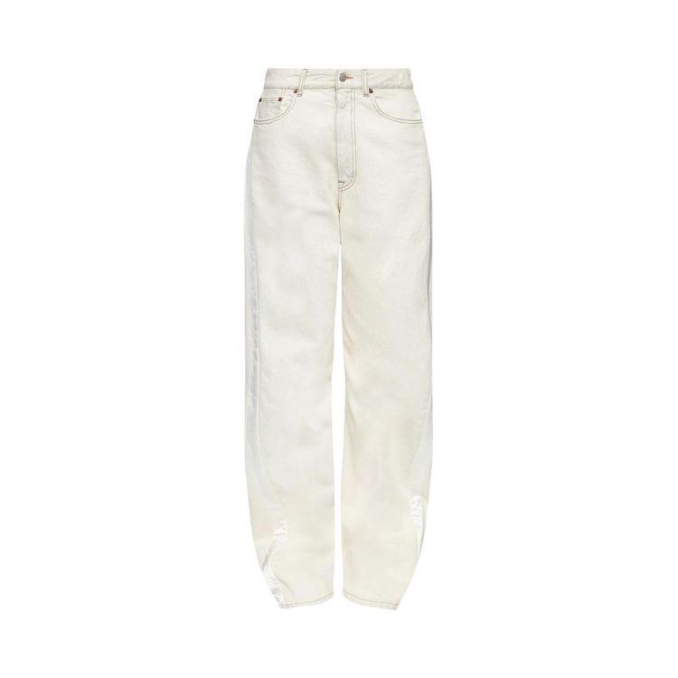 

Брюки MM6 Maison Margiela 5 Pockets Pants 'Off White', белый