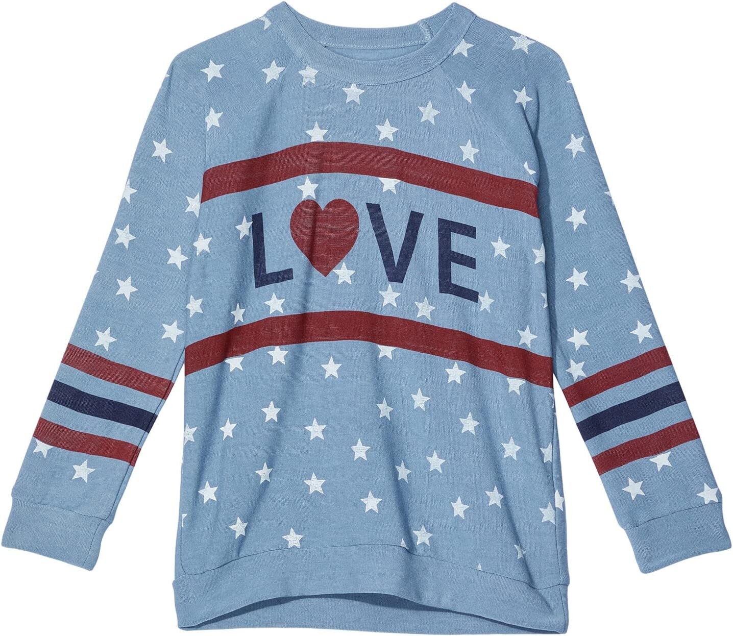 

Толстовка Chaser Love Stripe Pullover, цвет Blue Grotto