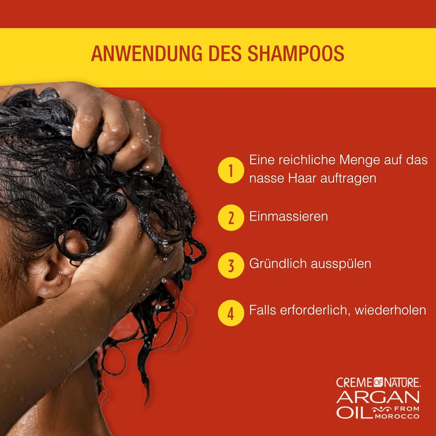Шампунь Creme of Nature с аргановым маслом, без сульфатов, 354 мл Creme Of Nature — фото 2