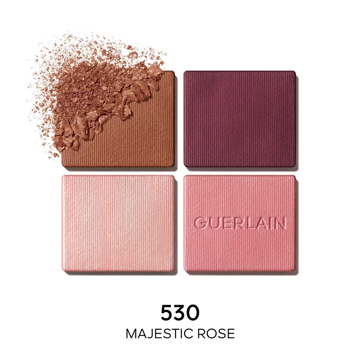 GUERLAIN Матовые и шиммерные тени для век Gilded в 4 оттенках, легко растушевываются и не осыпаются, #910 — фото 3
