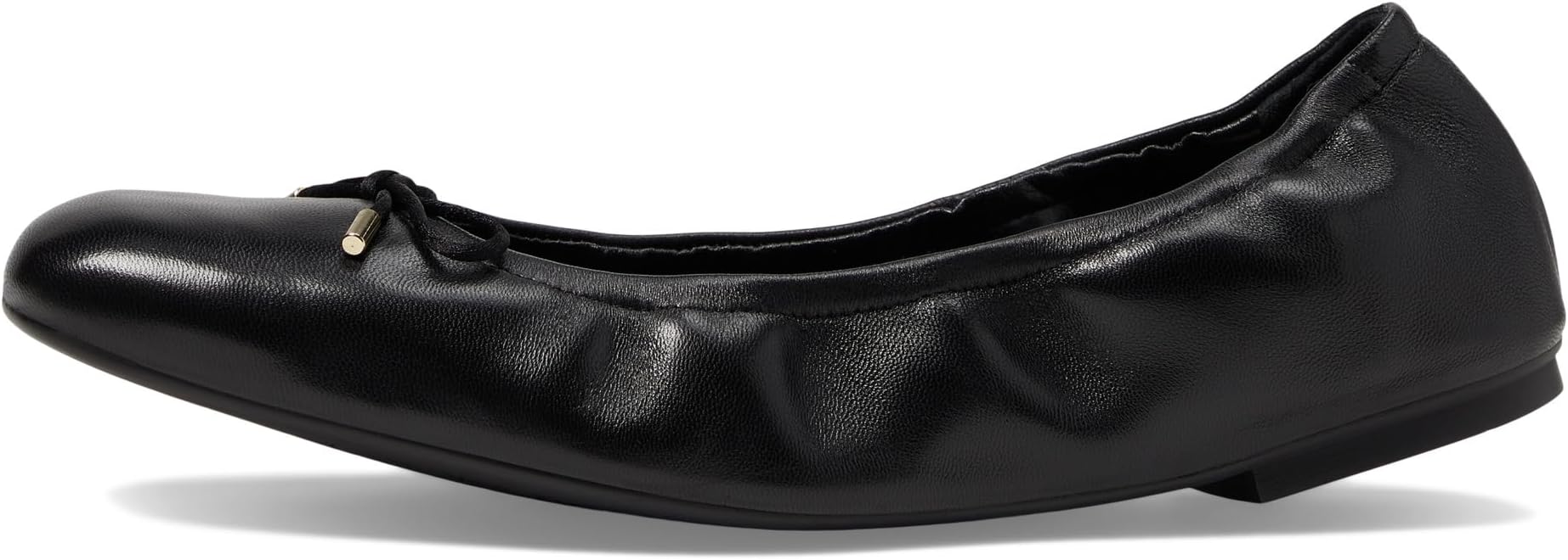 Балетки Stuart Weitzman Bardot Bow Flat, черный — фото 4