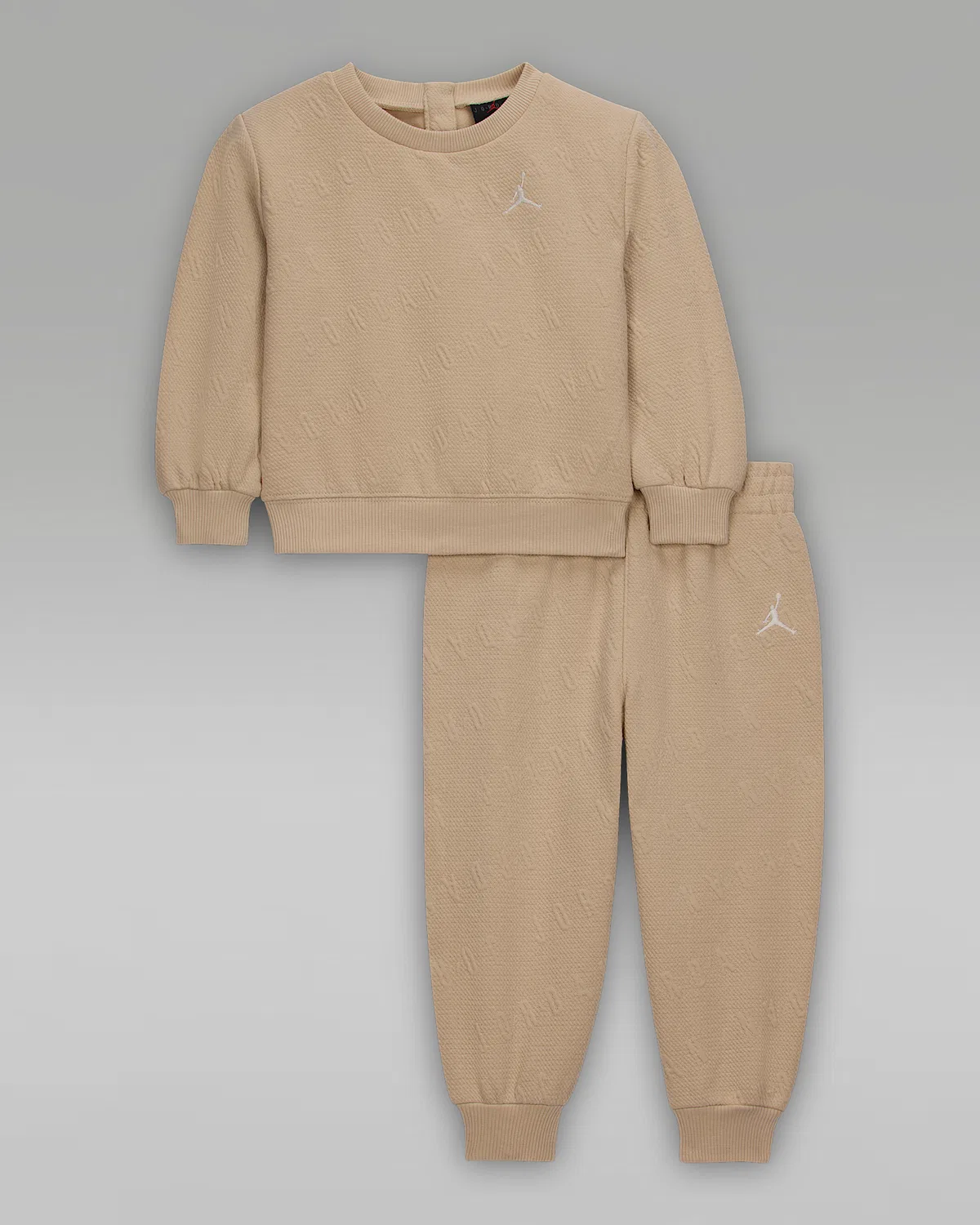 Детский набор (12-24M) 2-Piece Bubble Knit Crew Set Jordan, Brown