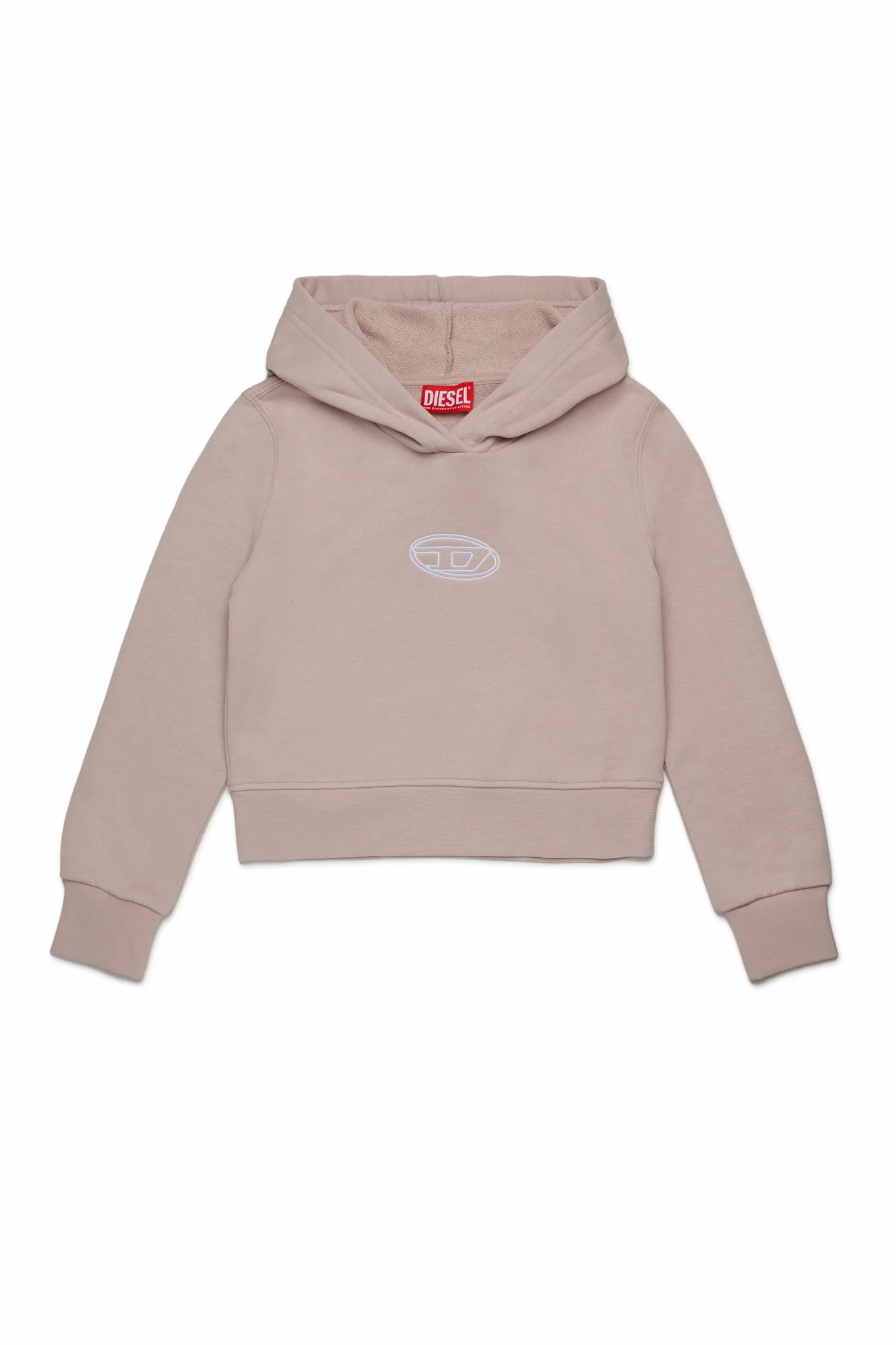 Детская толстовка с капюшоном SASYHOOD Diesel, Smoke Pink