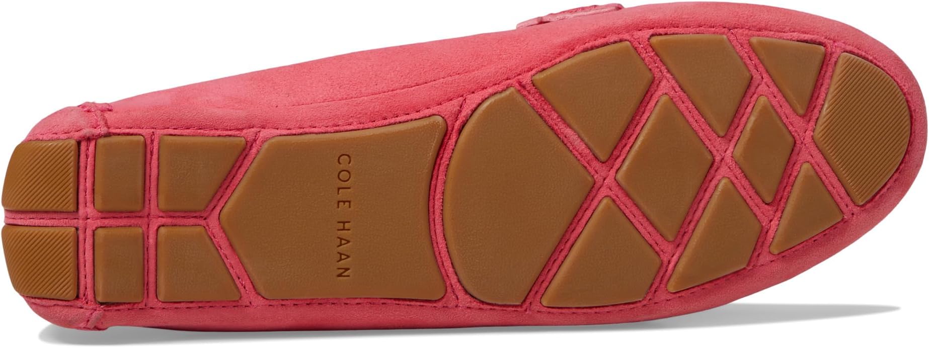 Лоферы Cole Haan Evelyn Chain Driver, цвет Camelia Rose Suede — фото 3