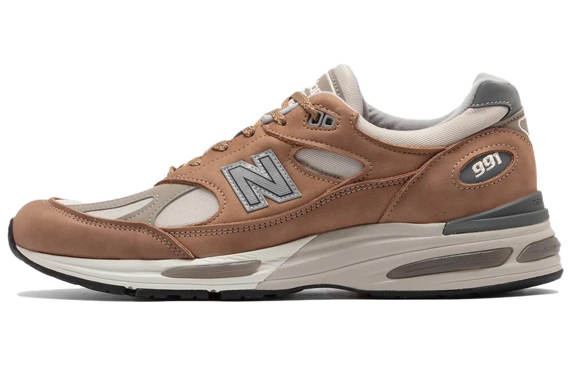 

Кроссовки 991v2 MiUK Nostalgic Sepia New Balance, коричневый/бежевый