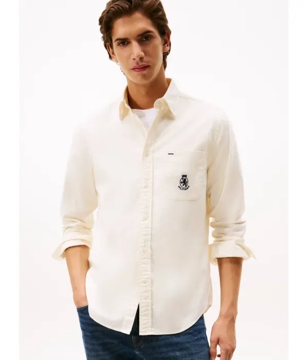 Рубашка regular fit Tommy Hilfiger, экрю