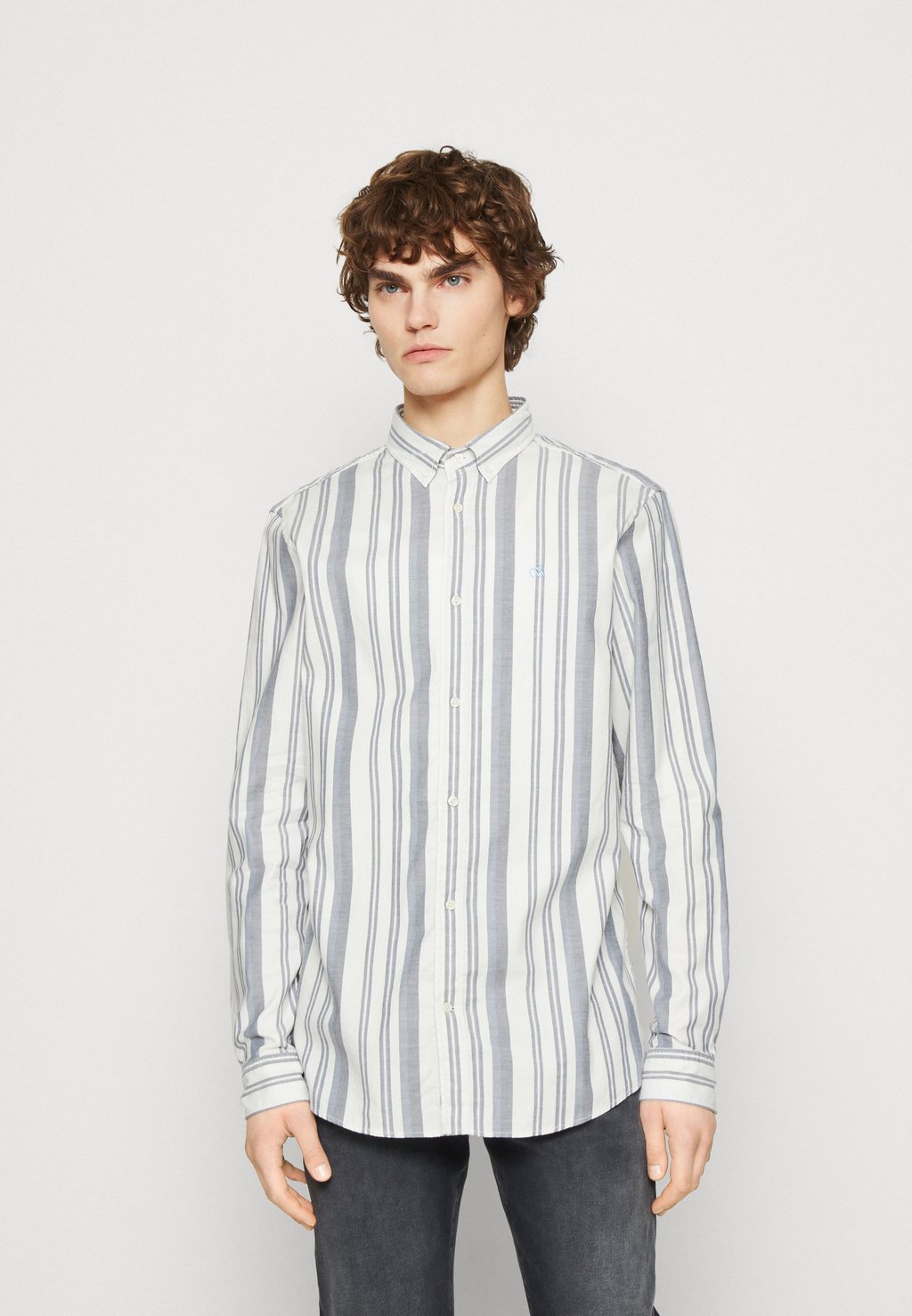 

Рубашка ESSENTIAL OXFORD STRIPE SHIRT Scotch & Soda, песочный