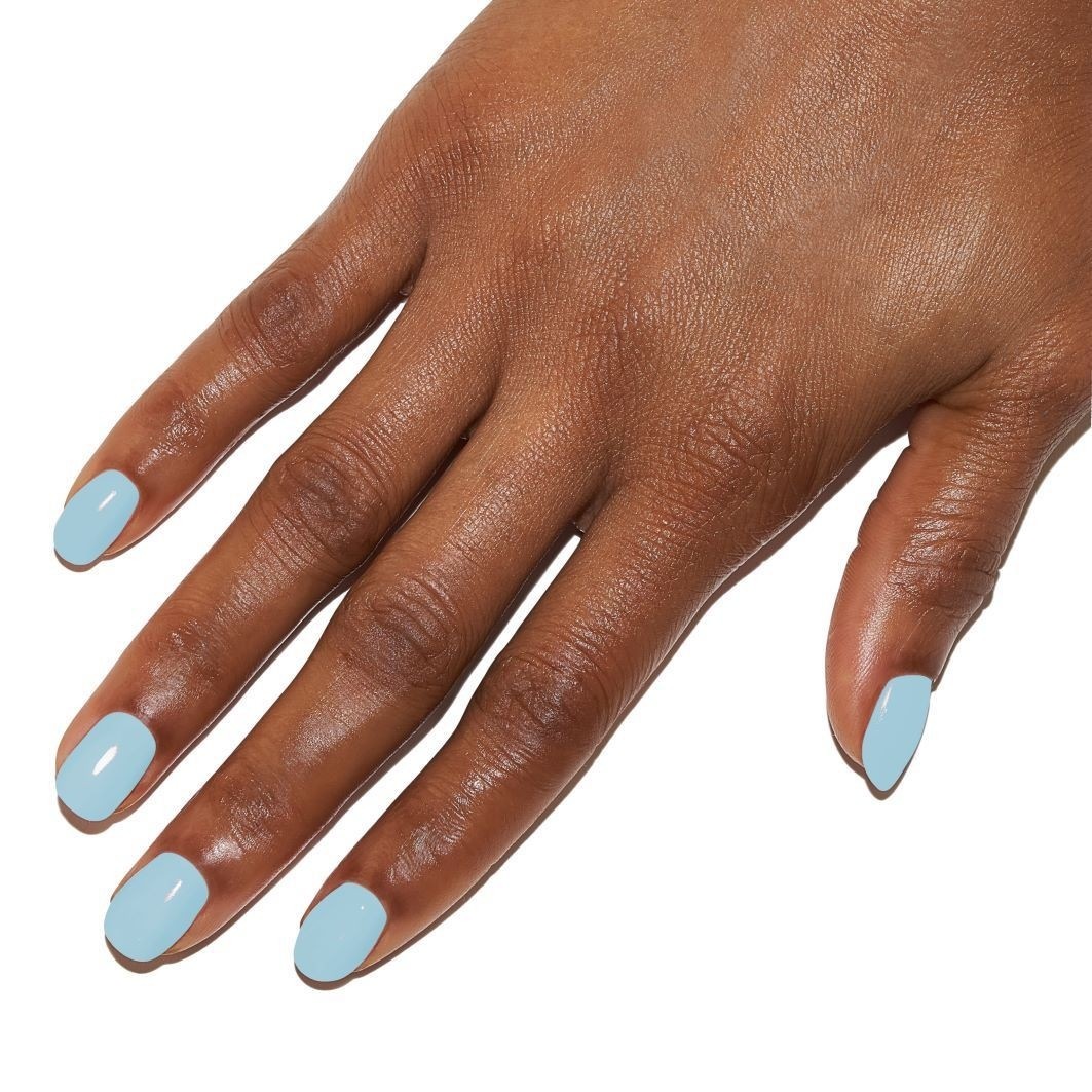 Лак для ногтей gel polish Le Mini Macaron, blue vanilla, объем 8.5 мл — фото 3