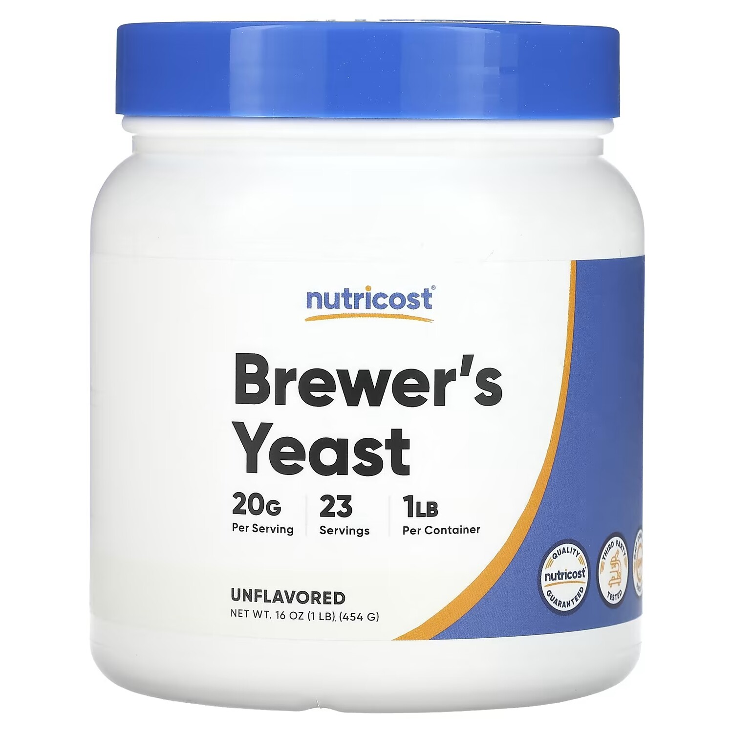 

Пивные дрожжи Nutricost без вкуса, 16 унций (454 г)