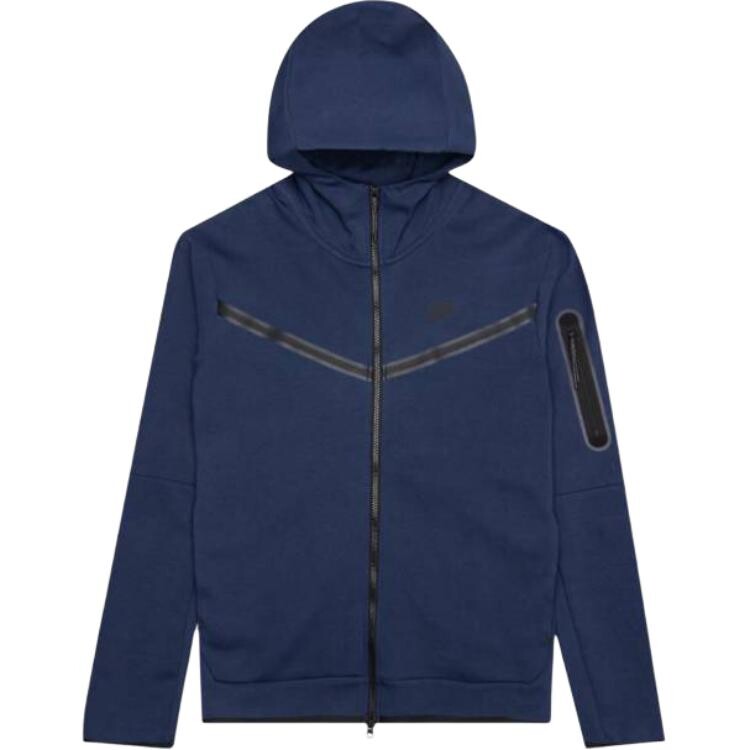 

Спортивная флисовая куртка для мужчин, синяя Nike, синий