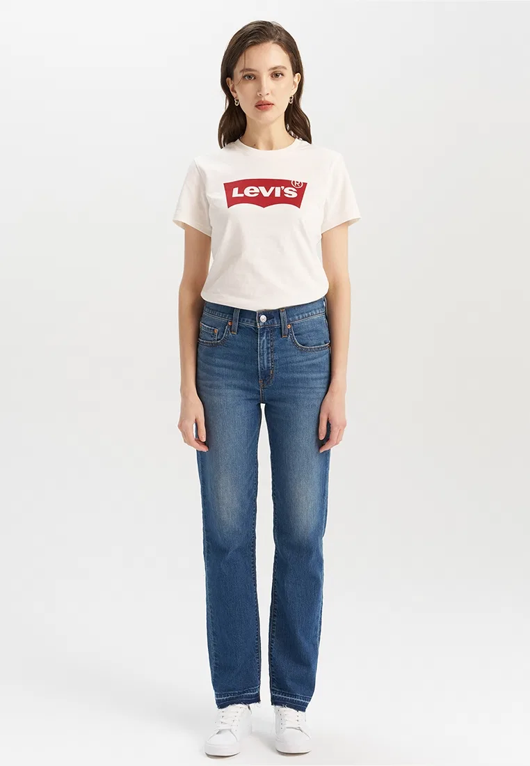 Джинсы женские, высокая талия, прямые, Levi’s 724, синие Levi'S