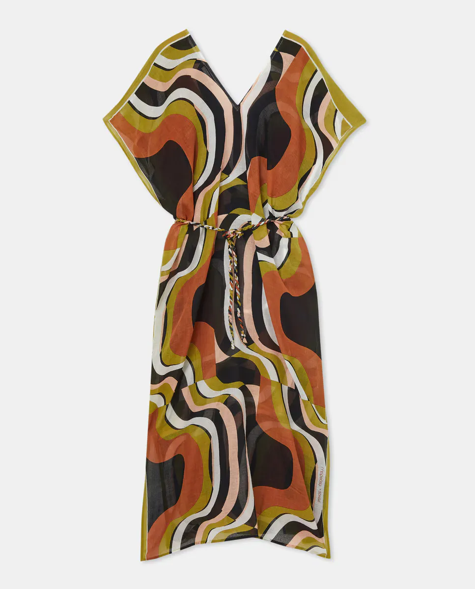 

Кафтан Hydra Gamma розово-хаки Mapoesie, зеленый