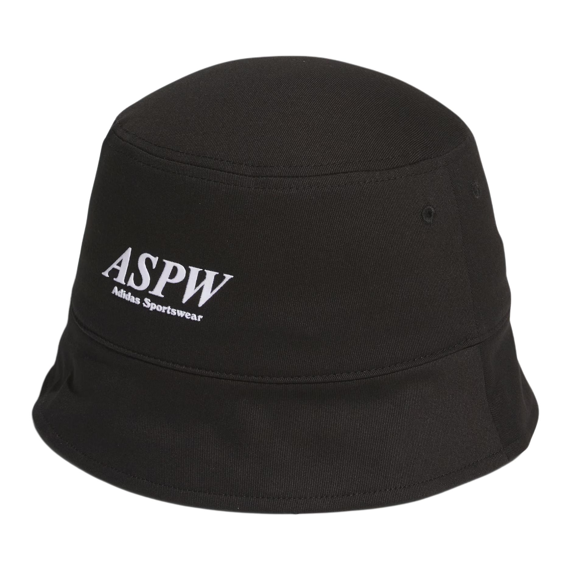 

Хлопковая эластановая панама унисекс черная Adidas