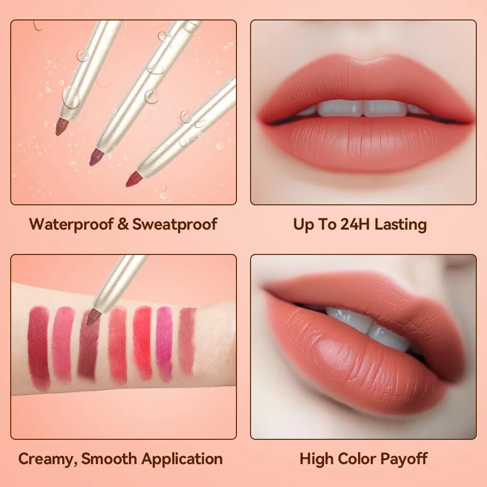Водостойкий карандаш для губ «3#» от LOPHE Lophe, Lip Liner 3# — фото 3
