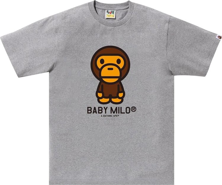 

Футболка BAPE Baby Milo 'Grey', серый