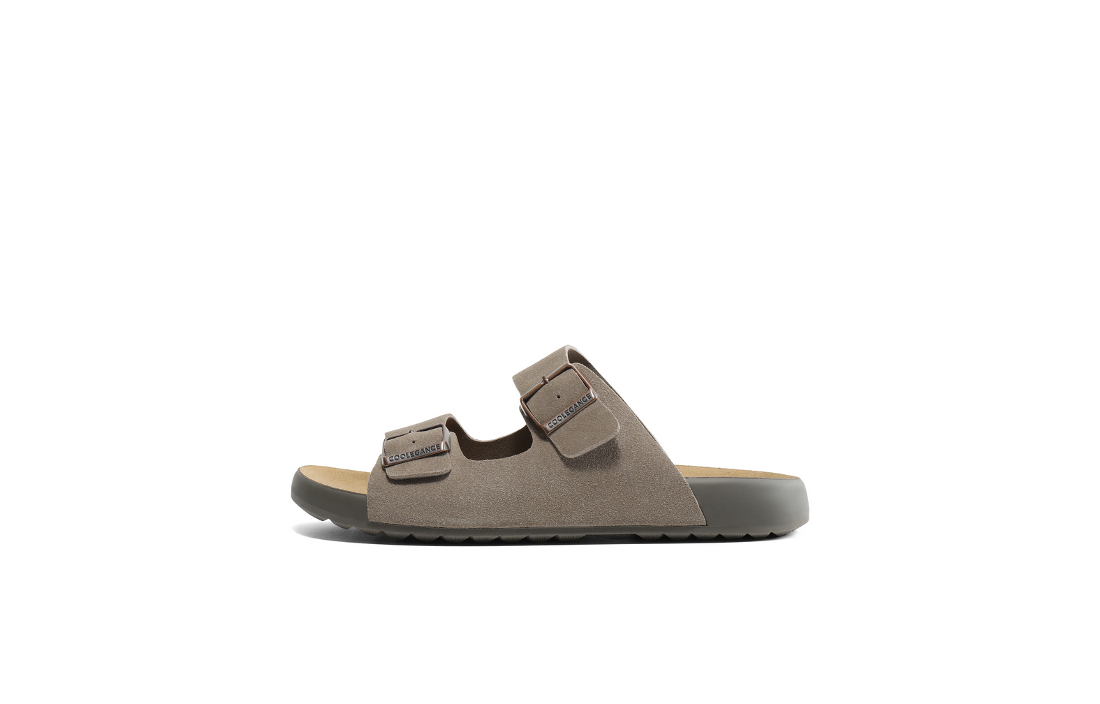 

Тапочки-слайды Quick Dry Slide мужские серые BELLE, Gray-Suede