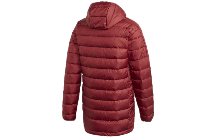 Пуховик Adidas Winter Long Cap Male Red, Красный — фото 2