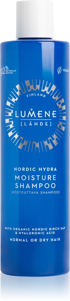 

Увлажняющий шампунь Nordic hydra [lähde] для нормальной и сухой кожи Lumene, 300 мл