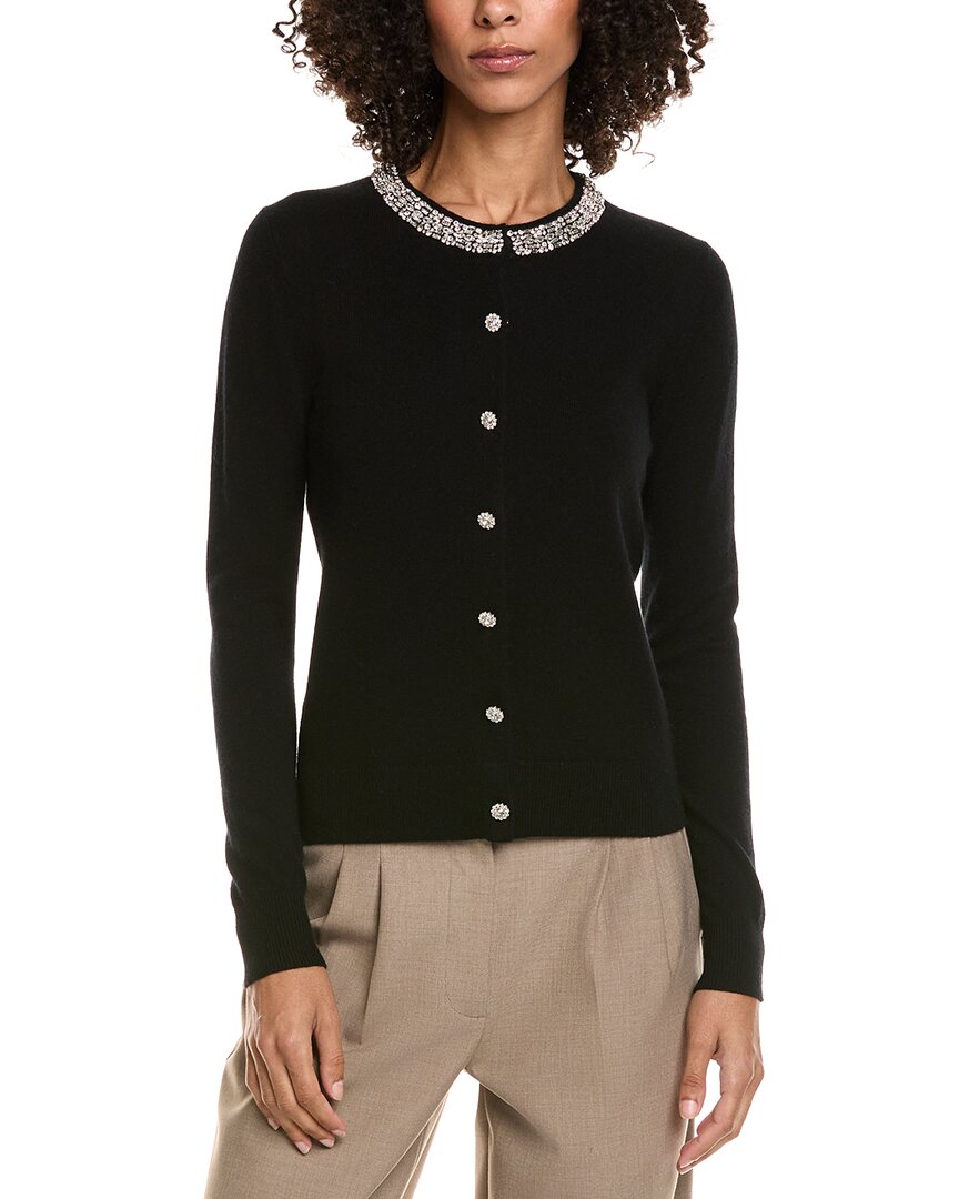 

Кардиган из смеси шерсти и кашемира InCashmere Incashmere, черный