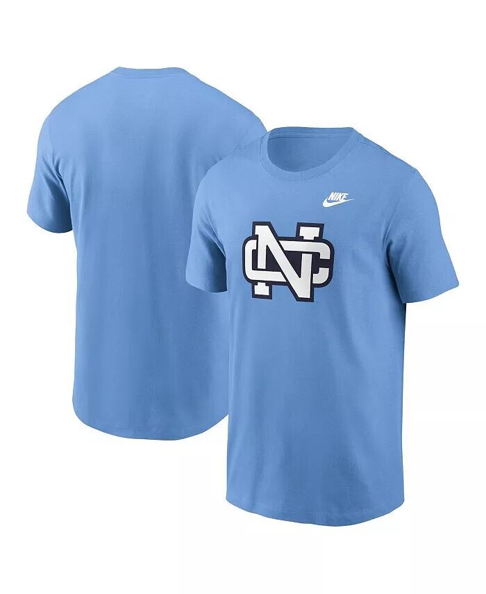 

Мужская синяя футболка с логотипом North Carolina Tar Heels Legacy Alternate Logo Nike, синий