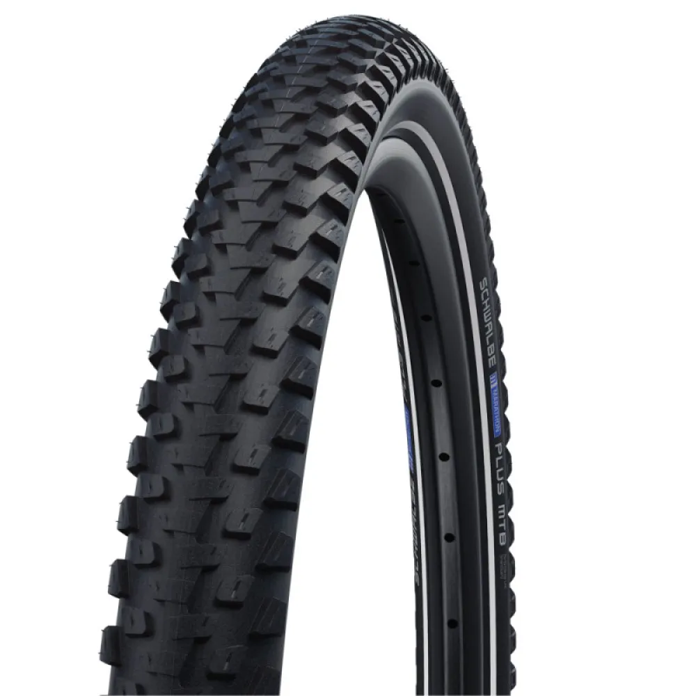 

Жесткая шина MTB Schwalbe Marathon Plus SmartGuard 27.5´´ x 2.25, черный