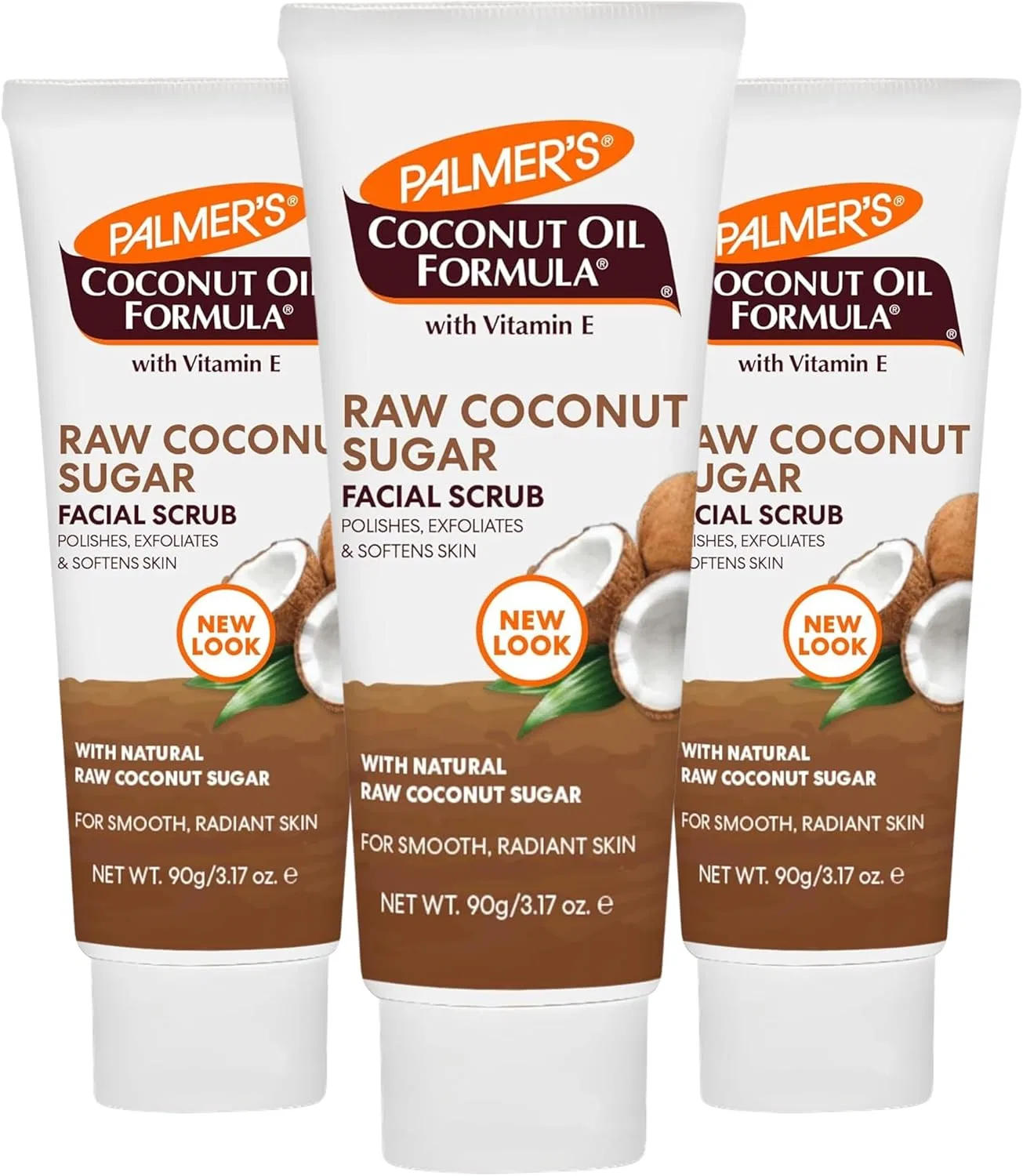 Скраб для лица Coconut Sugar, Palmer's, 3 шт по 3.17 унции