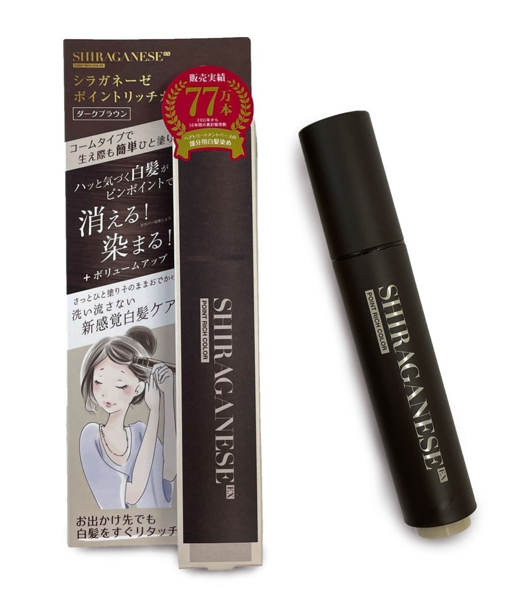 Шелковая краска для волос с уходом Point Rich Color EX, Dark Brown Shiraganeze, Dark brown