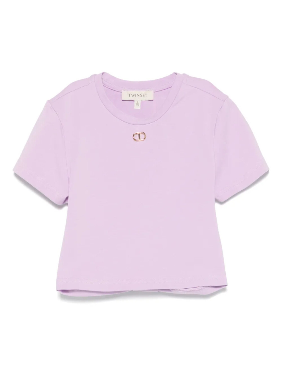 

Детская футболка с логотипом TWINSET TWINSET Kids, фиолетовый