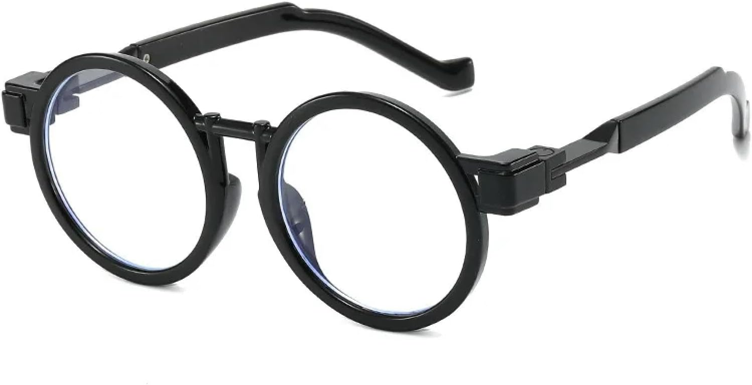 

Солнцезащитные очки с защитой от УФ-излучения UV400 для женщин и мужчин | Круглые панк-очки с прозрачным градиентом | для занятий спортом на открытом воздухе DSVIGF, Glossy Black Clear