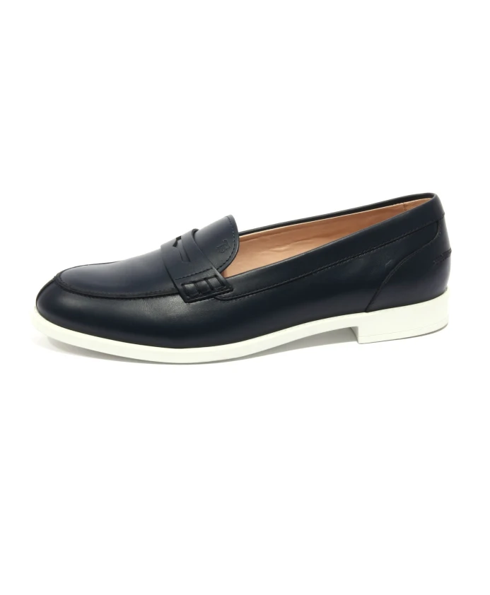 Итальянские лоферы gomma vk mocassino Tod'S, синий