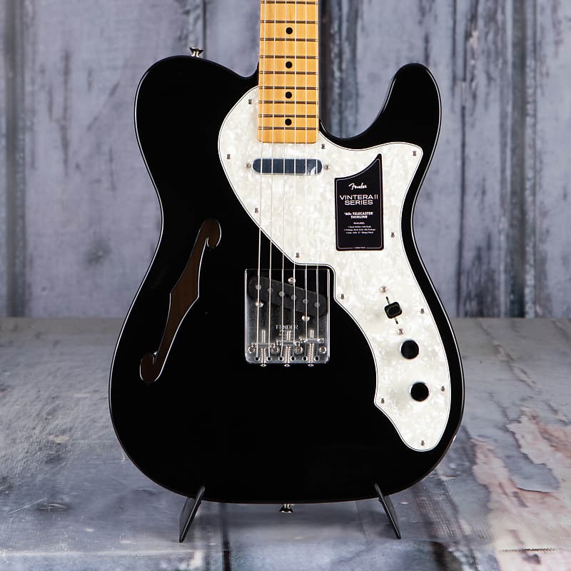 

Электрогитара Fender Vintera II '60s Telecaster Thinline Semi-Hollowbody, Black